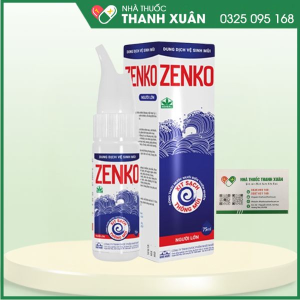 Zenko Dung dịch vệ sinh mũi người lớn